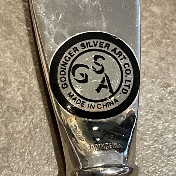 American Silversmith Collection Godinger 4 Canape Butter Knife Silverplate - Picture 2 of 10